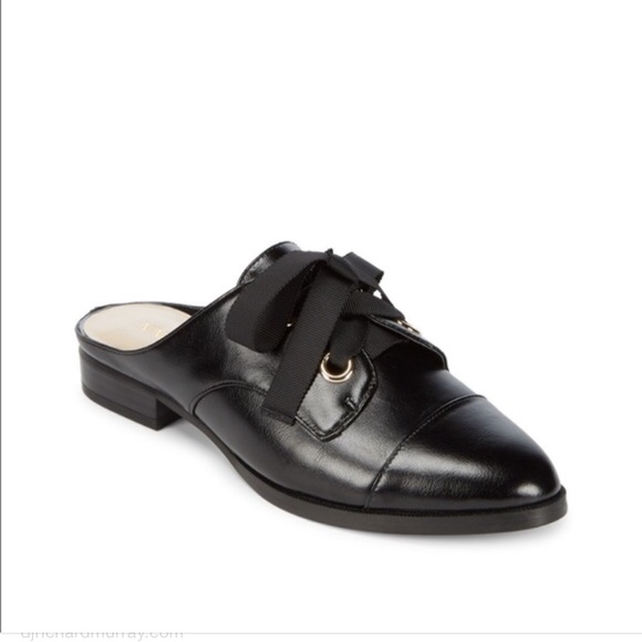 Nine West Shoes - Nine West Henrii Lace Up Leather Mules